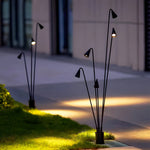 Classic Industrial Black Multi Head Led Floor Lamp