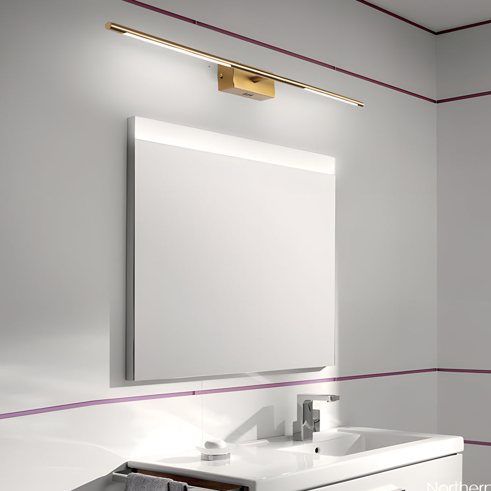 Modern Gold Led Bathroom Vanity Light