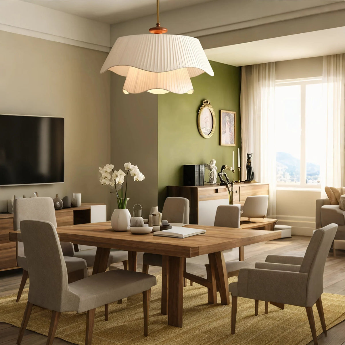 Chic Double Layer Pendant Light