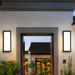 Rectangular Black Modern Outdoor Wall Lamp Li002194