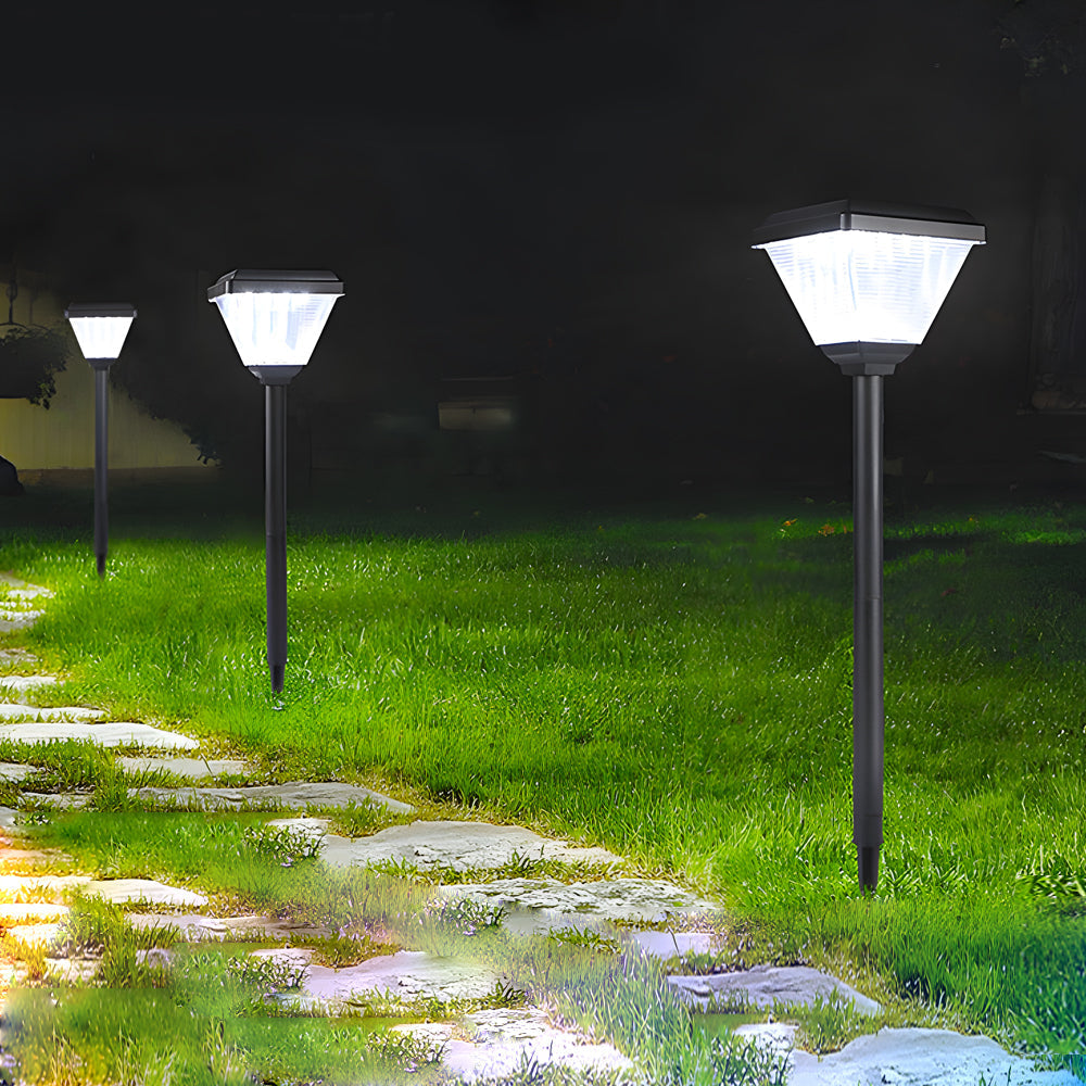 27 6 Inch H Black Solar Outdoor Pathway Light