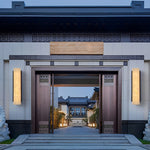 Rectangular Modern Outdoor Wall Lights Ha089462