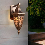 Outdoor Vintage Bronze Wall Light 1 Light Wall Mount Lantern