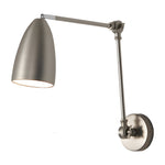 Swing Arm Wall Lamp Long 1 Bulb Rod Rocker Arm Wall Mounted Sconce With 3 Adjustable Joints