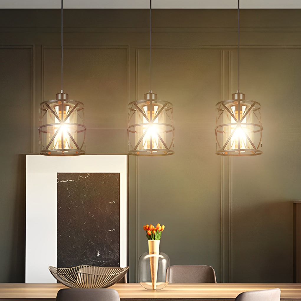 Black Retro Pendant Light Ha079997