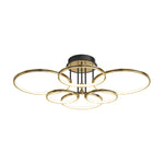 Rings Modern Ceiling Lights With Leather Ha098316
