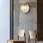 1 Light Retro Industrial Oval Round Outdoor Wall Lights Wall Lamp