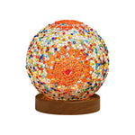 Stained Glass Table Lamp Mosaic Led Lamp