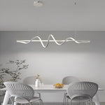 Aurelia 360° Rotating LED Chandelier — Nordic Modern Pendant Light for Dining and Living Spaces