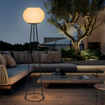 52 Inch Globe Led Outdoor Tripod Standing Floor Lamp