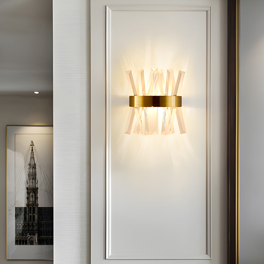 Creative Crystal Strips Luxury Up And Down Lighting Nordic Wall Lamp