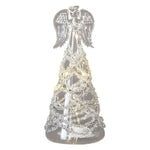 Lumière Céleste Glass Angel LED Table Lamp – Ethereal Night Light for Modern Interiors
