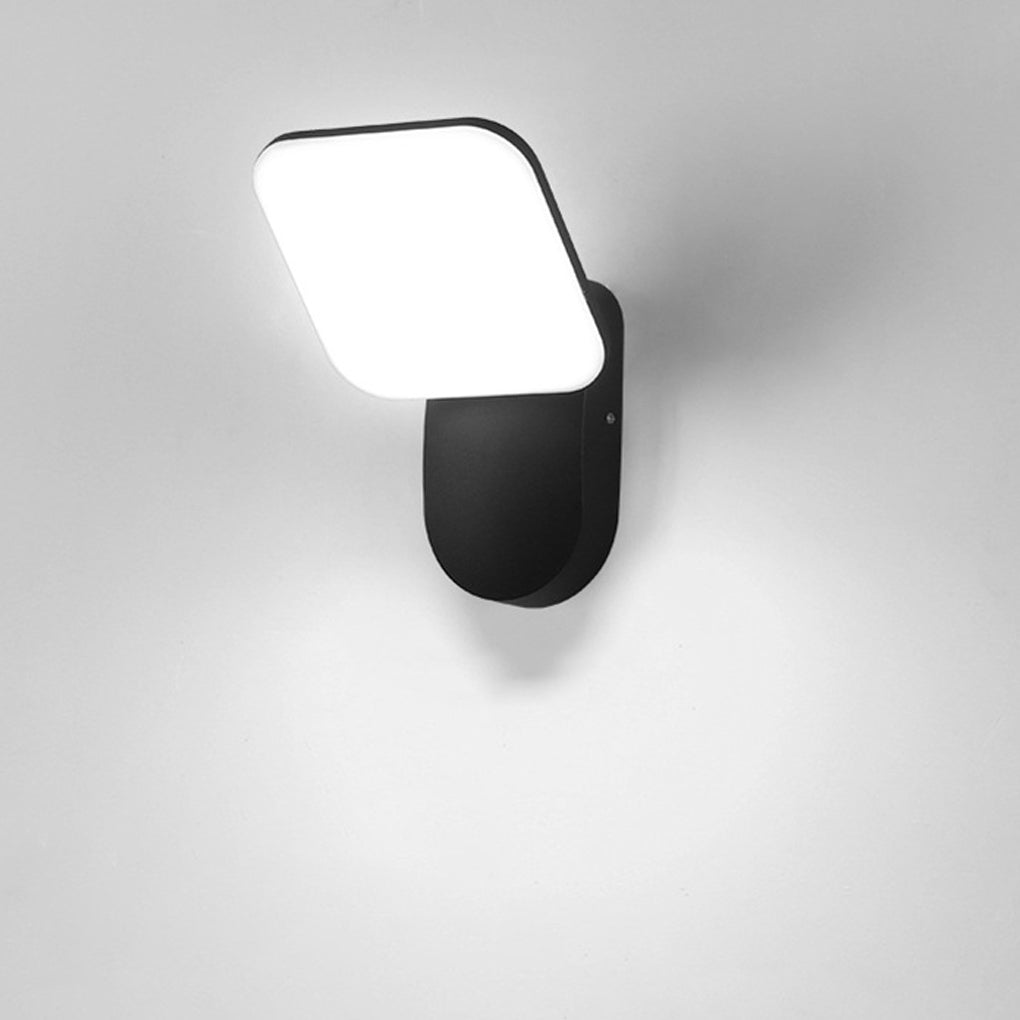 Square Led 12W Waterproof Modern Outdoor Wall Lamp