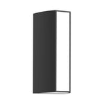 Modern Black Outdoor Wall Sconce with Integrated LED Lighting