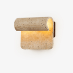 Vaelan Travertine Wall Sconce — Modern Architectural Lighting