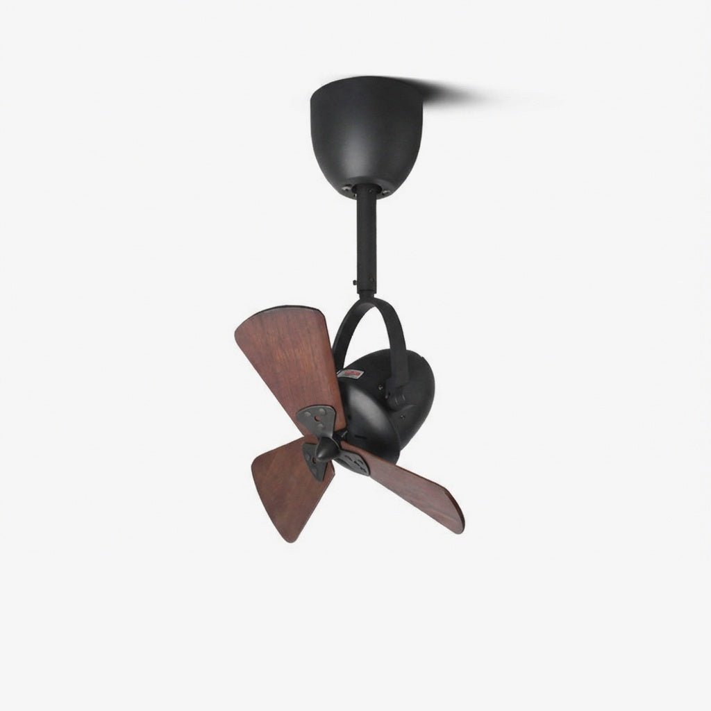 Aeronaut Articulated Ceiling Fan with Walnut Blades