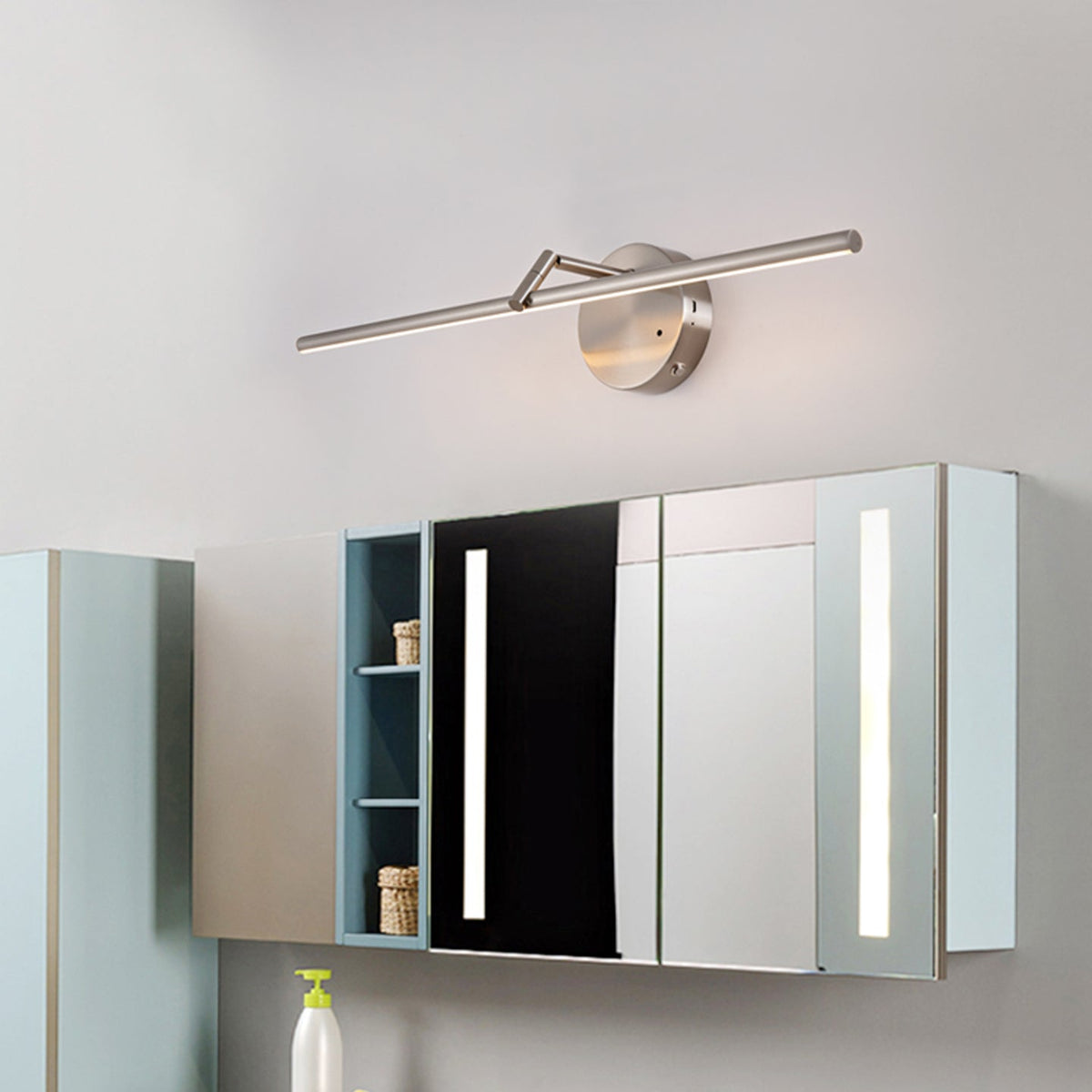 Galleria Slim Rechargeable LED Wall Sconce – Cordless, Dimmable