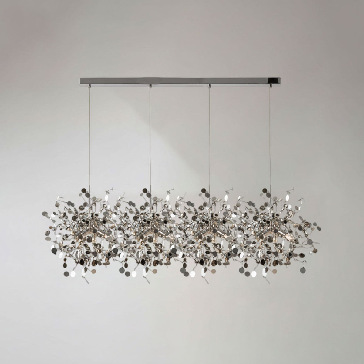 Luminex Modern Cloud Pendant Light – Designer Stainless Steel Chandelier