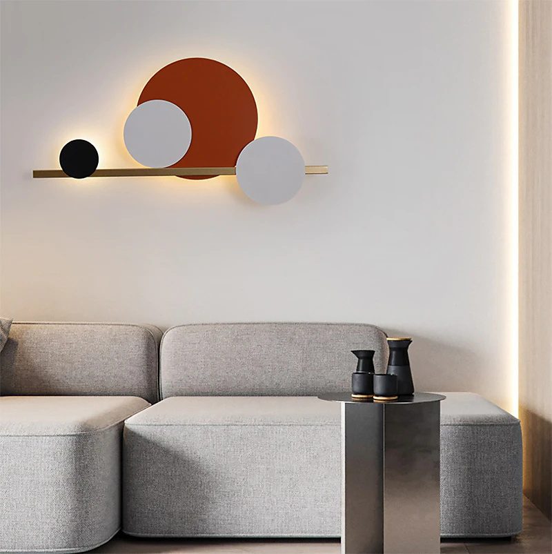 4 Circle LED Wall Light