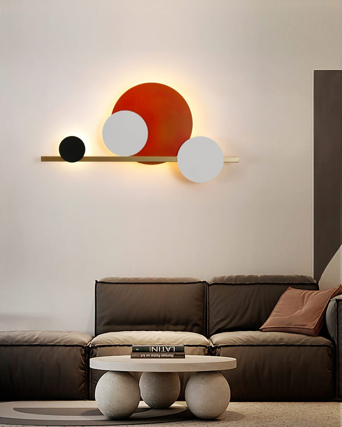 4 Circle LED Wall Light