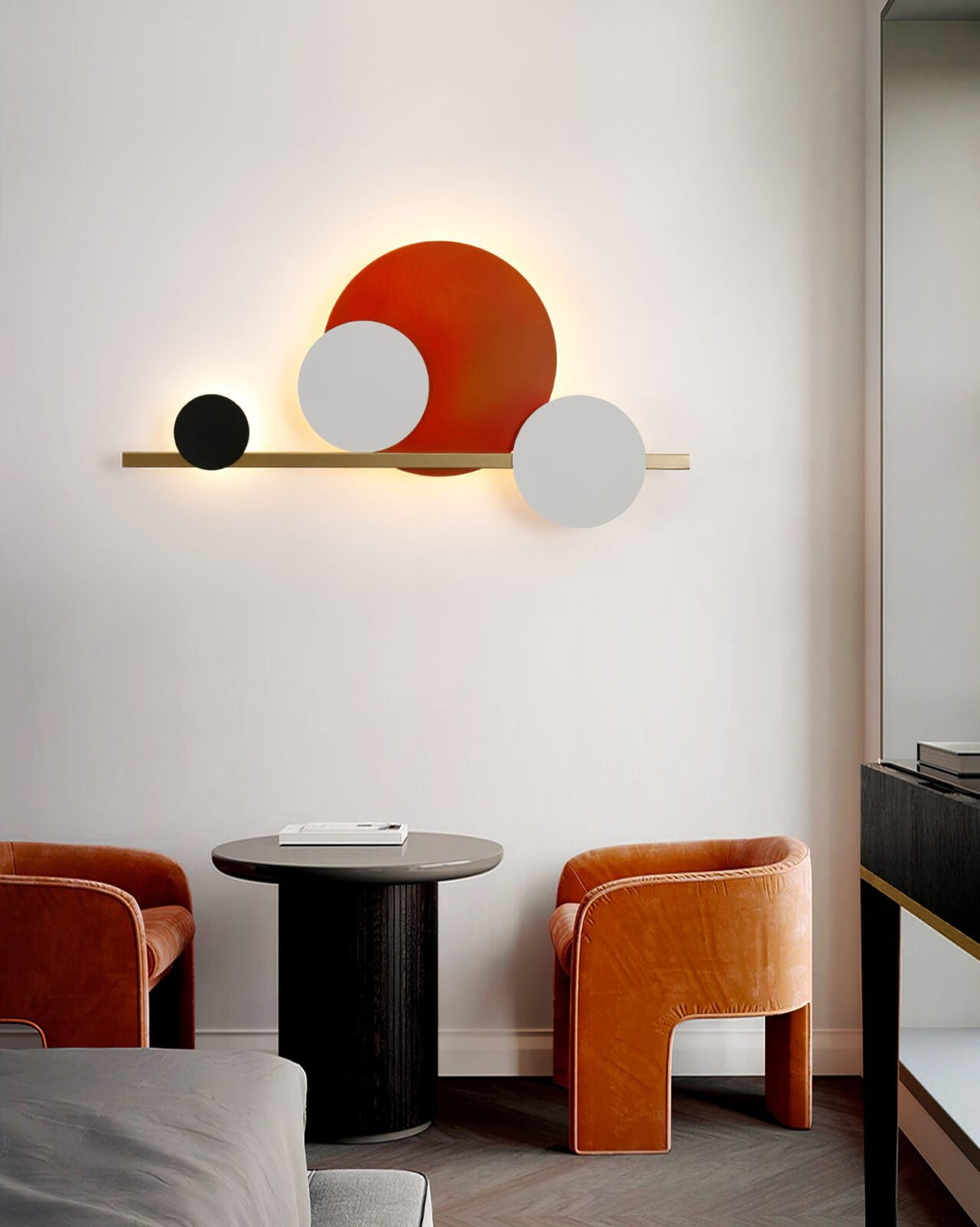 4 Circle LED Wall Light