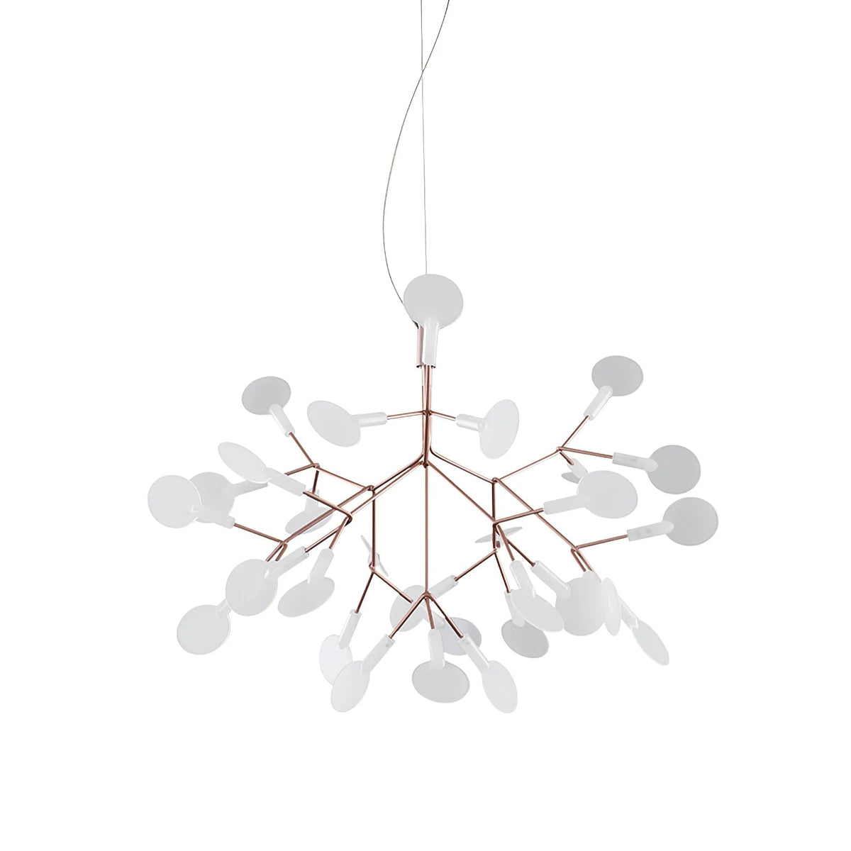 Rose Gold Glow Chandelier