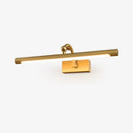 Lucent Vanity Wall Light – Modern LED Wall Sconce in Gold Finish