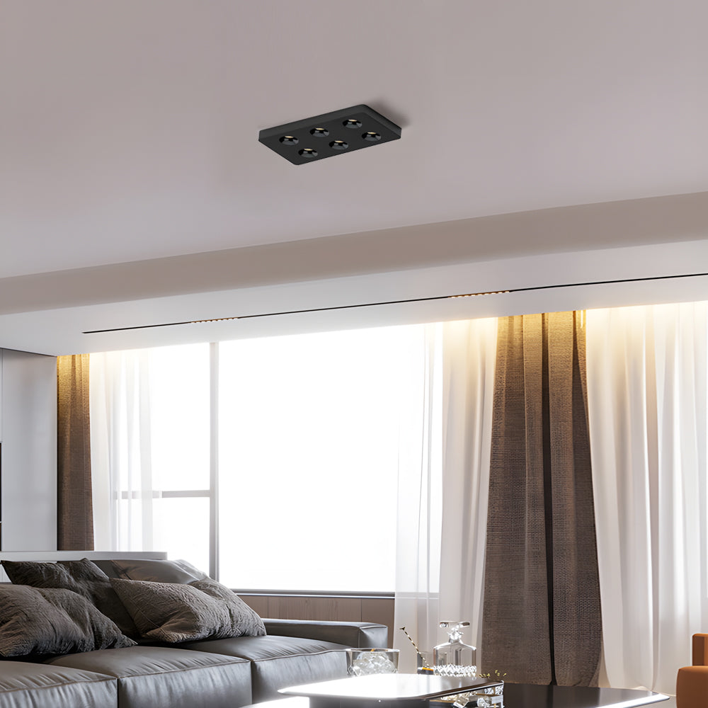 Square Led Anti Glare Flush Mount Ceiling Light