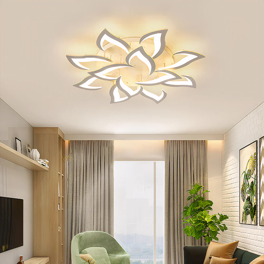 Modern Minimalist Elegant And Warm Led Ceiling Lamp For Living Room