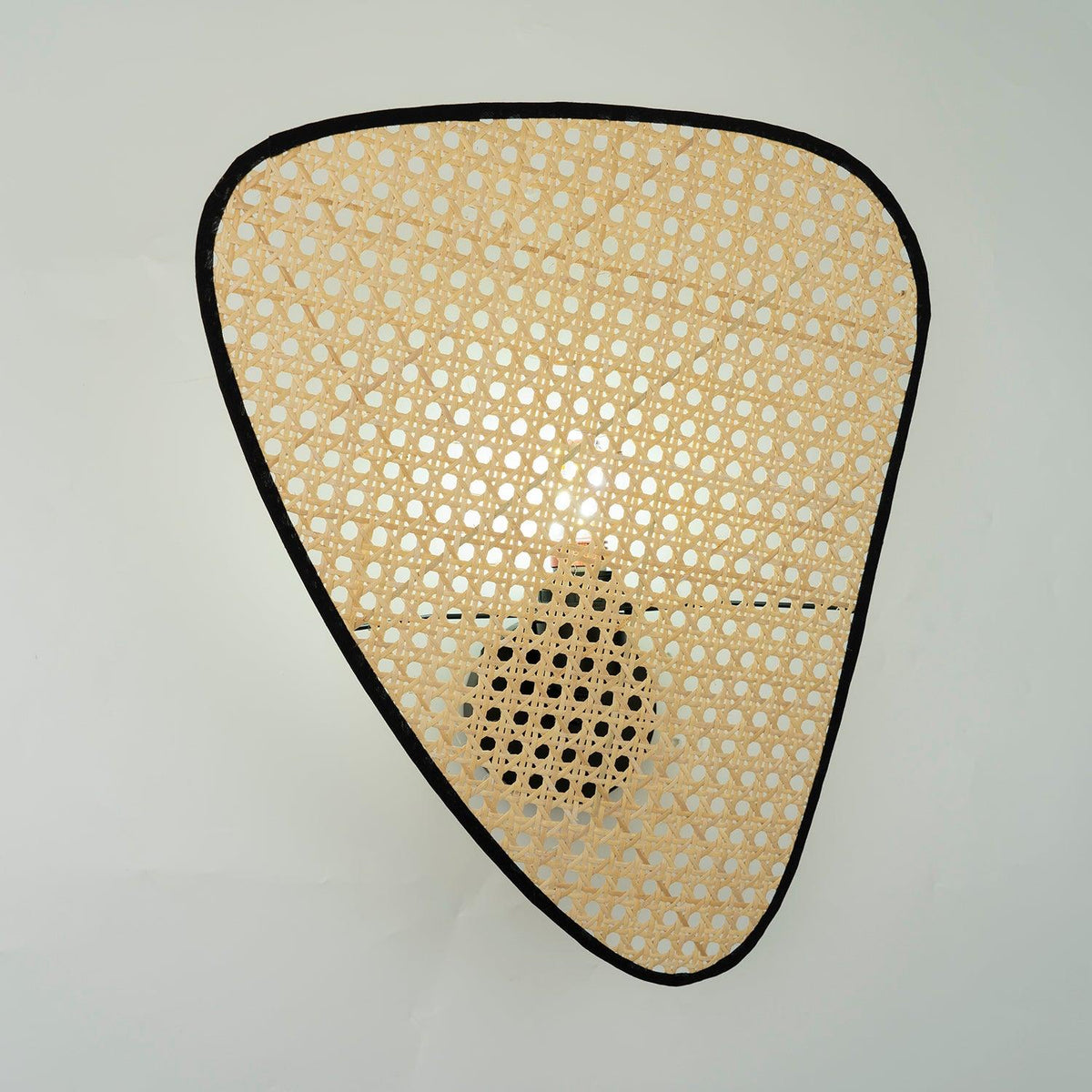 Cane Weave Wall Light