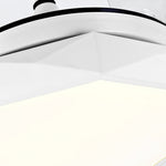 Aura 42" LED Ceiling Fan with Light, Nordic Minimalist Design