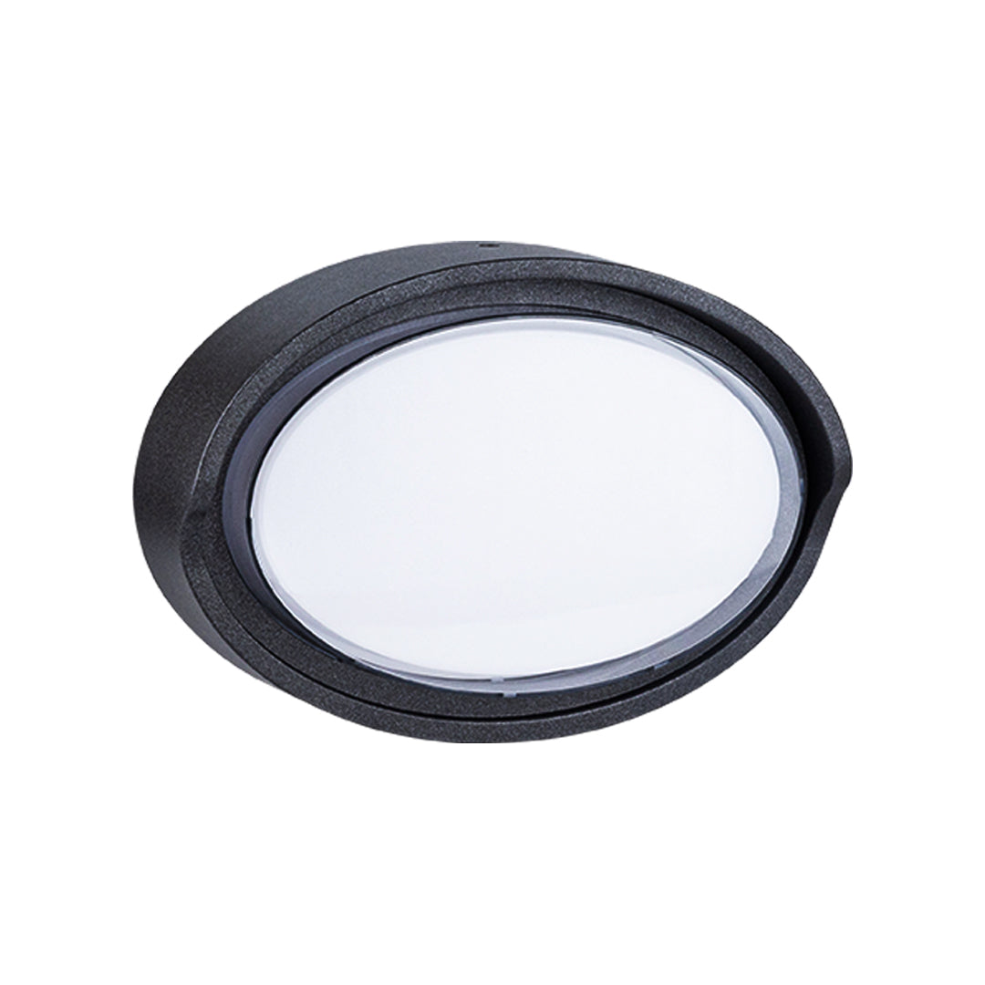 Minimalist Outdoor Wall Sconce in Black – Waterproof LED for Modern Facades