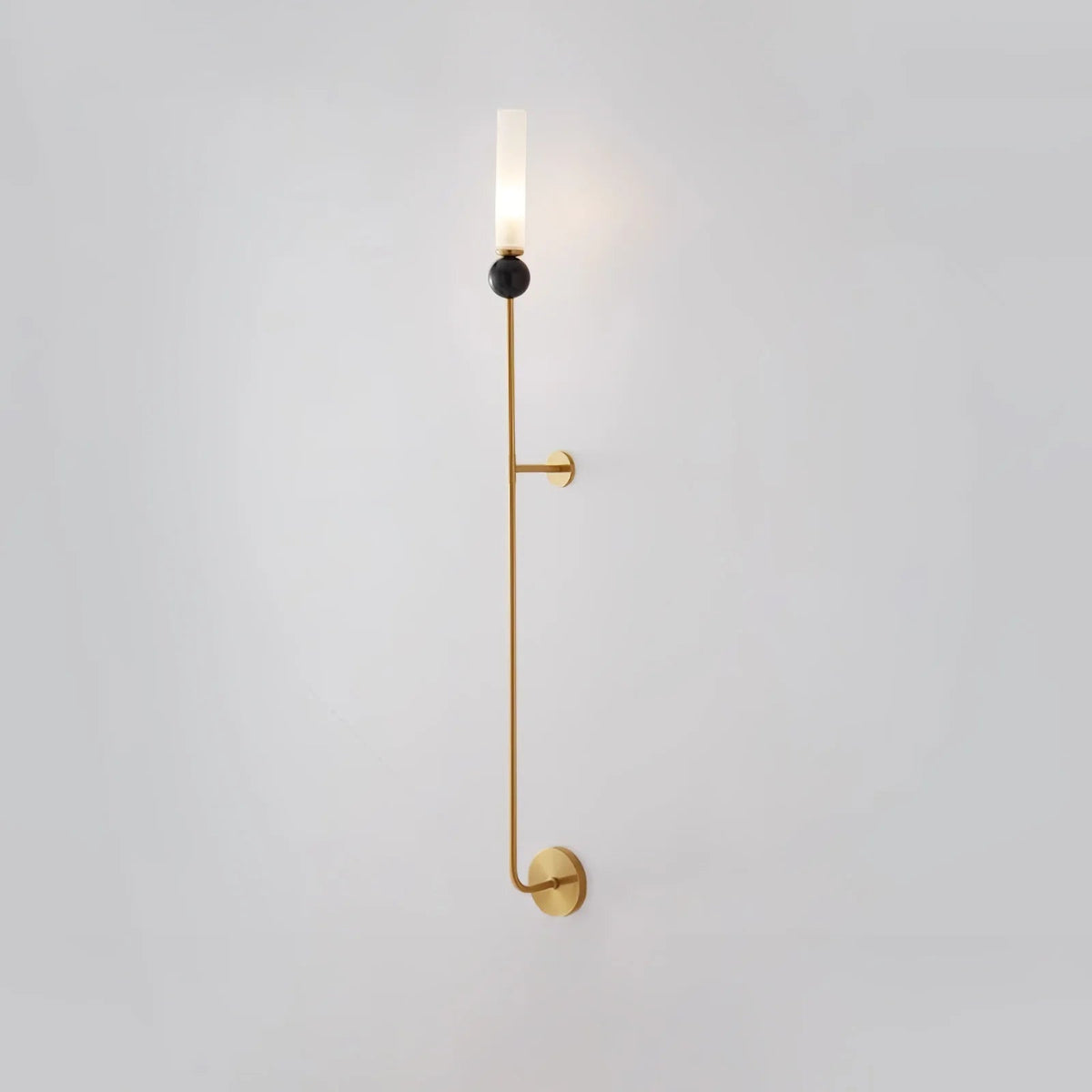Vertical Marble Accent Wall Light