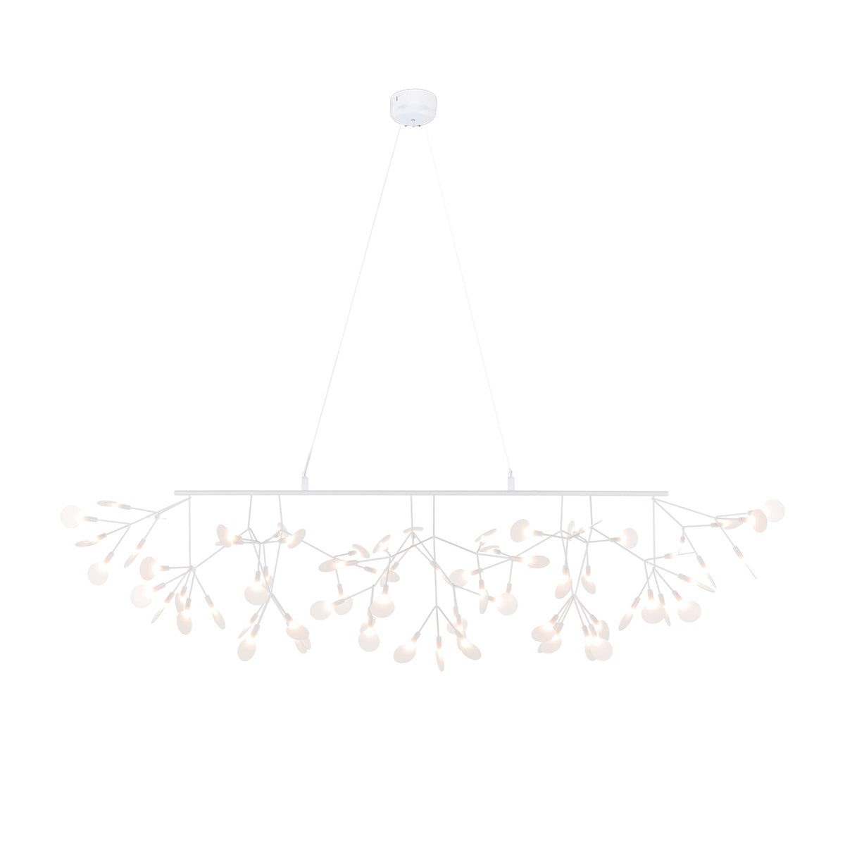 Firefly Linear LED Chandelier – Modern Acrylic Pendant Light for Dining & Living Spaces