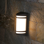 Minimalist Nordic Outdoor Wall Sconce with Warm Ambient LED Light