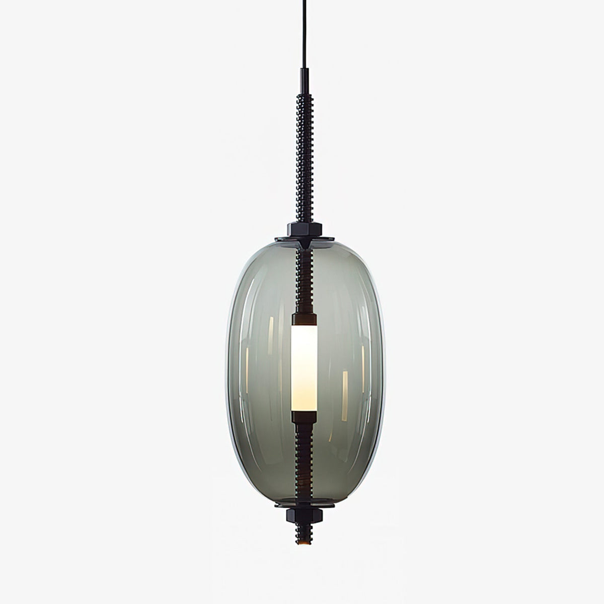 Under Pressure Art Glass Pendant Light with Integrated LED