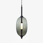 Under Pressure Art Glass Pendant Light with Integrated LED