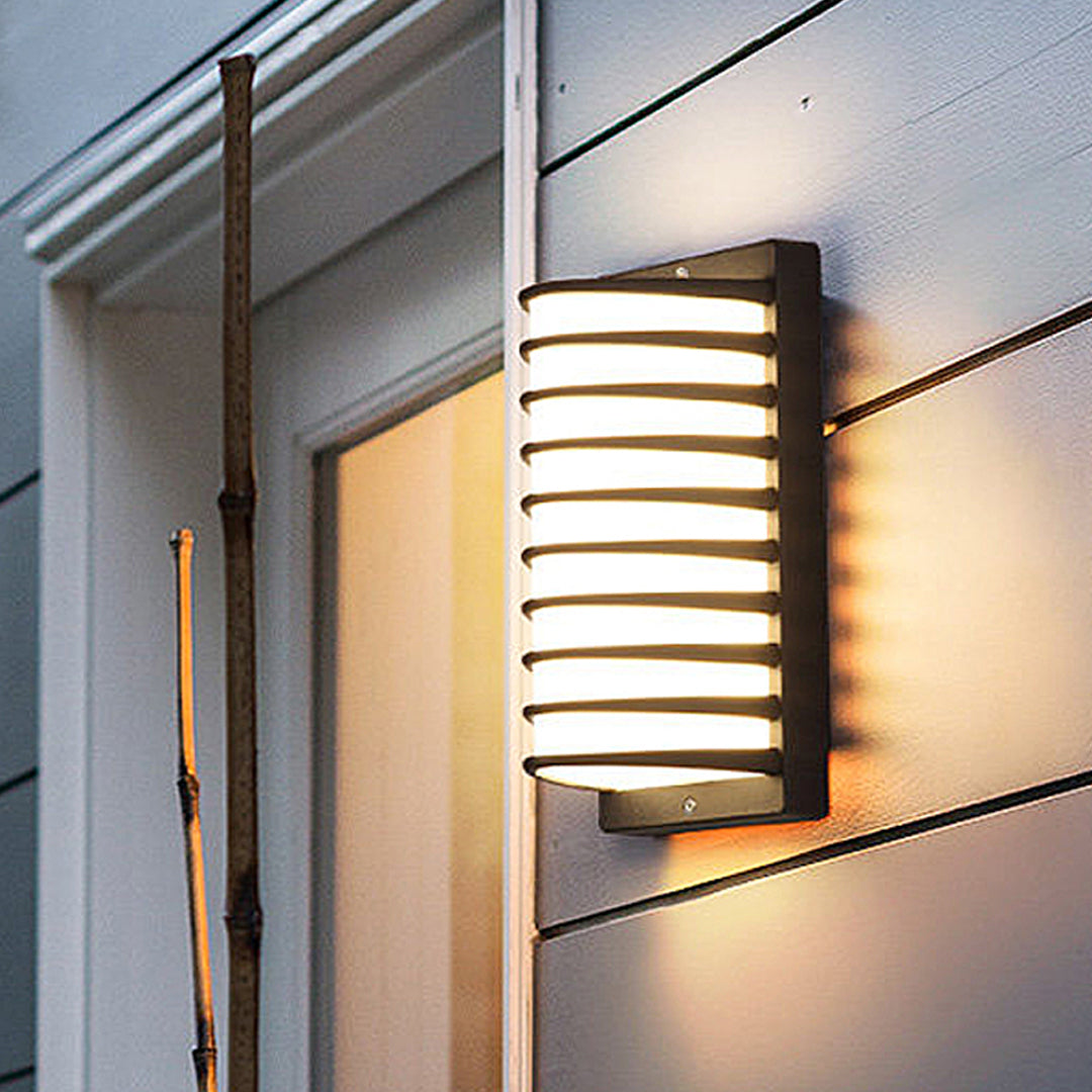 Minimalist Nordic Outdoor Wall Sconce with Warm Ambient LED Light