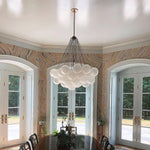 Aqua Sphere Chandelier