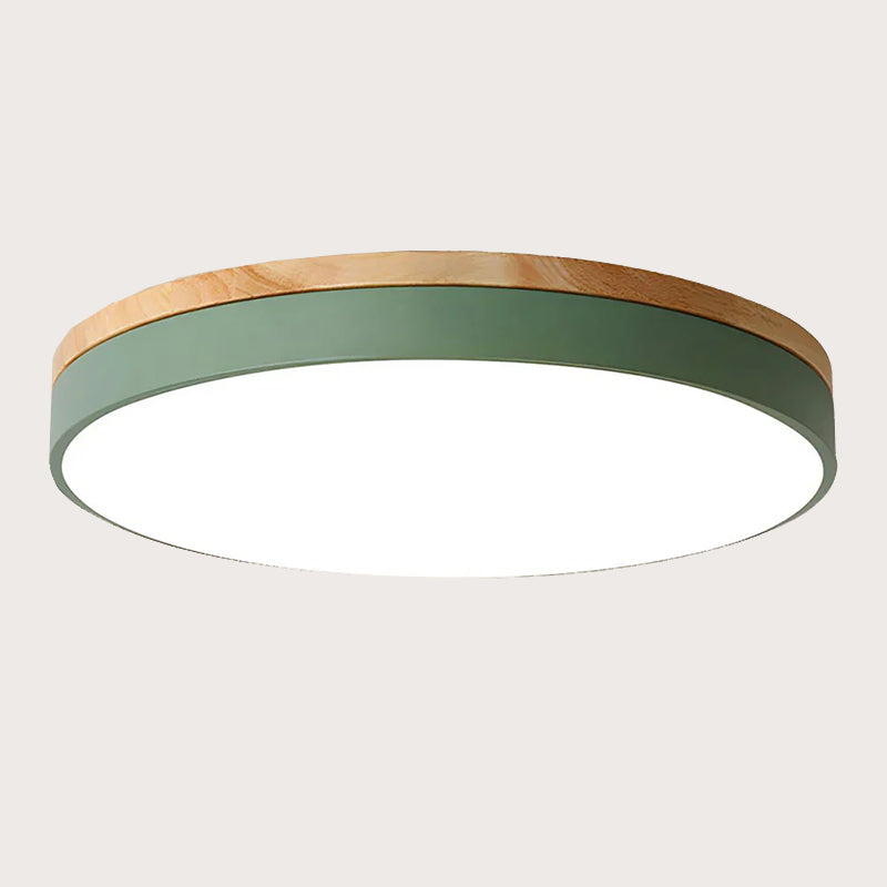 Chic Wood Flush Mount Ceiling Light