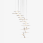 Crane Flock Modern LED Pendant Light for Dining Room and Living Space