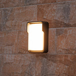 Minimalist Square LED Outdoor Wall Light, Waterproof Architectural Sconce