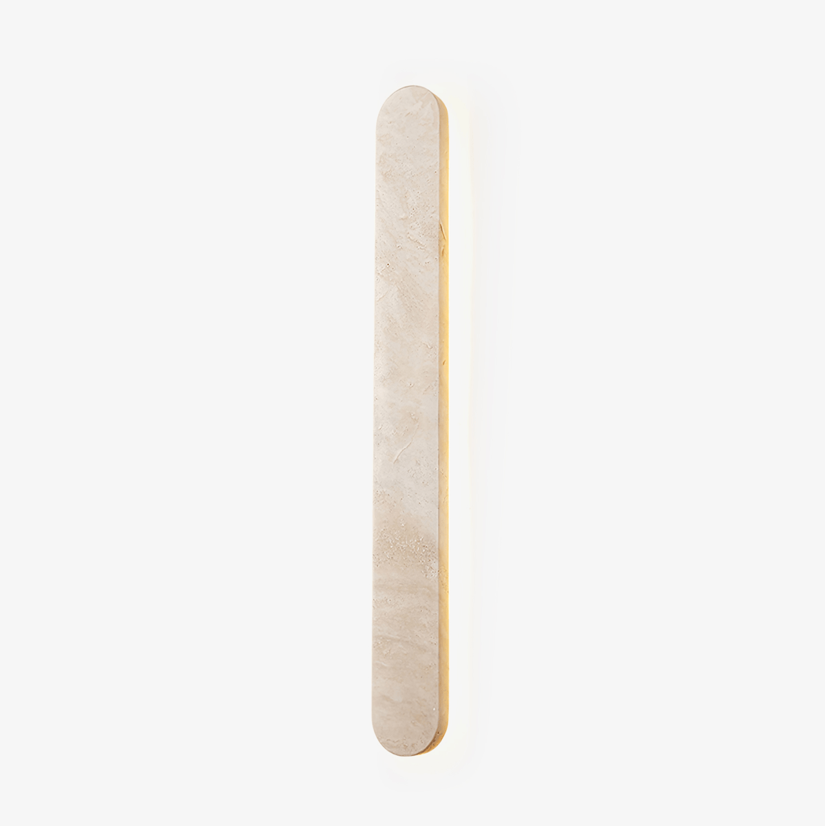 Lior Sculptural Travertine LED Wall Sconce for Modern Interiors
