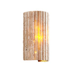 Travertine LED Wall Sconce with Up and Down Illumination