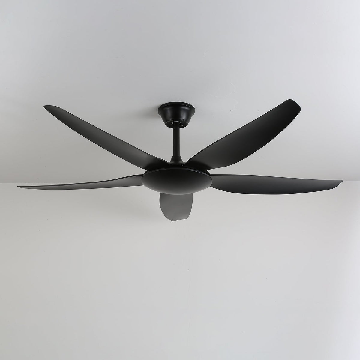 Aeron Noir Ceiling Fan with Light – Modern Black LED Fan for Living Room and Bedroom