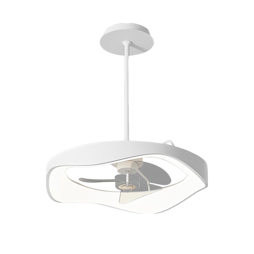 Circular Mute Ceiling Fans With Remote Li002496