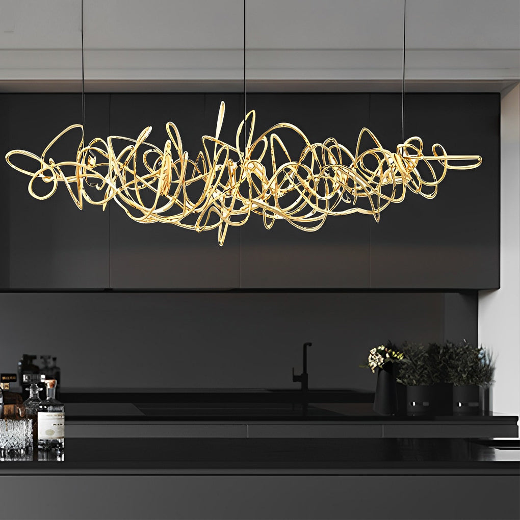 Irregular Led Chandelier Ha084934