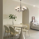 6 Lights Glass Balls Chandelier Li002519