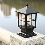 Traditional Square Solar Post Light Li002099
