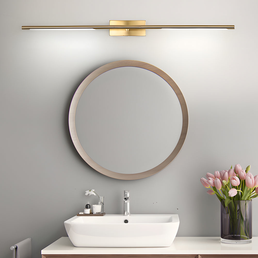Modern Gold Led Bathroom Vanity Light